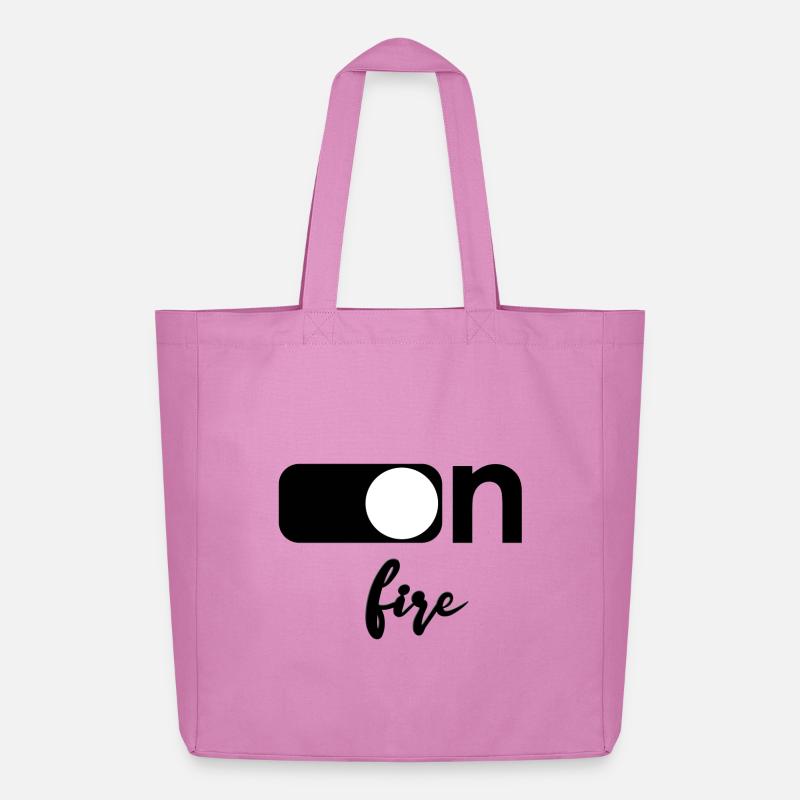 On fire - Midweight recycelter Stoffbeutel von Stanley/Stella - Pink