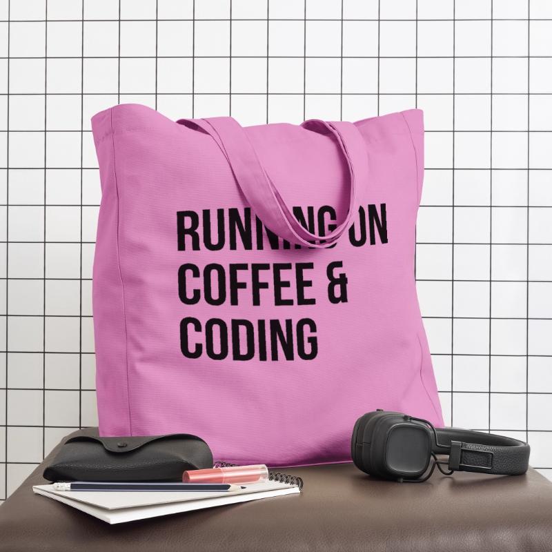 Coding Coding Coding Midweight Recycled Tote Bag by Stanley/Stella
