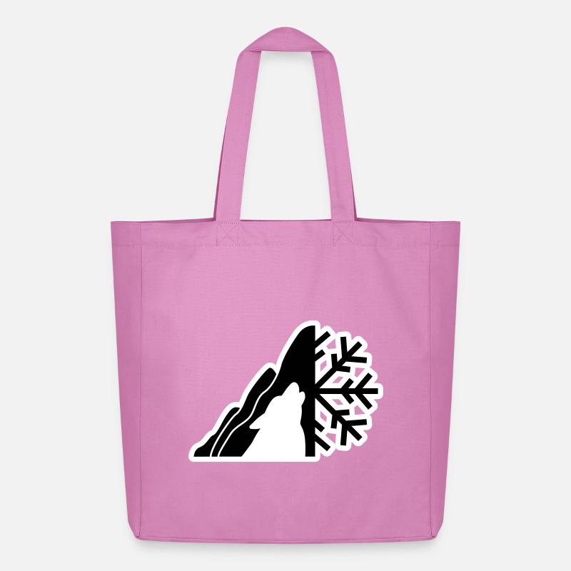Berg-Logo - Midweight recycelter Stoffbeutel von Stanley/Stella - Pink