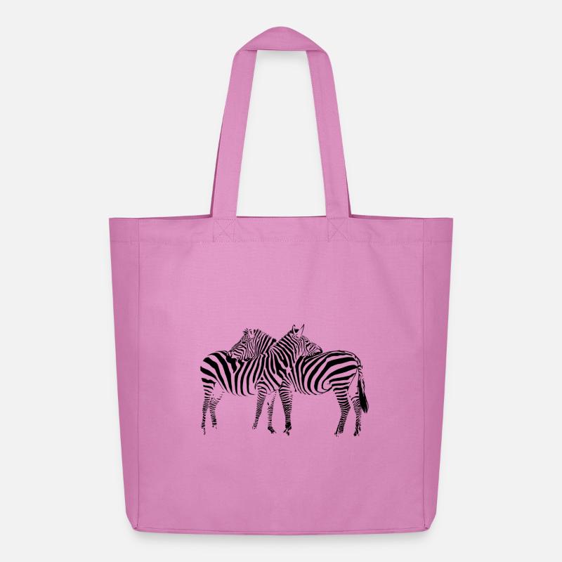 Zebra - Midweight recycelter Stoffbeutel von Stanley/Stella - Pink