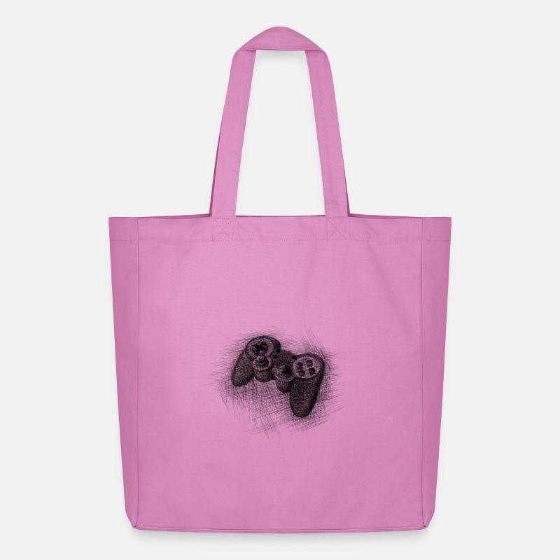 Gamepad - Midweight recycelter Stoffbeutel von Stanley/Stella - Pink