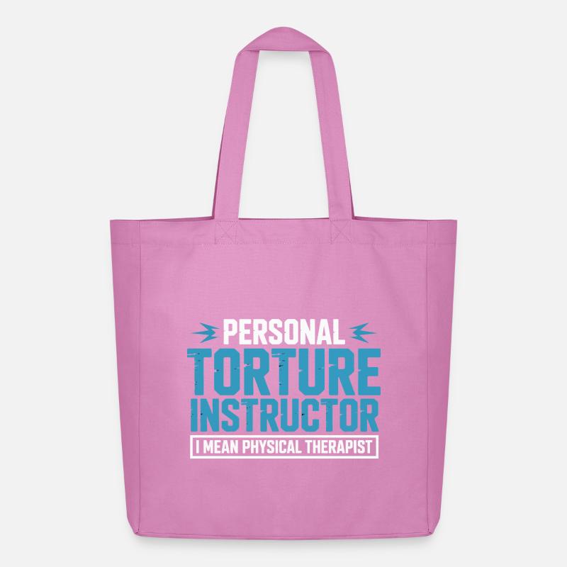 Personal Torture Instructor – Physiotherapie - Midweight recycelter Stoffbeutel von Stanley/Stella - Pink