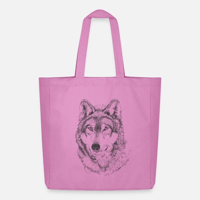 Wolf - Midweight recycelter Stoffbeutel von Stanley/Stella - Pink