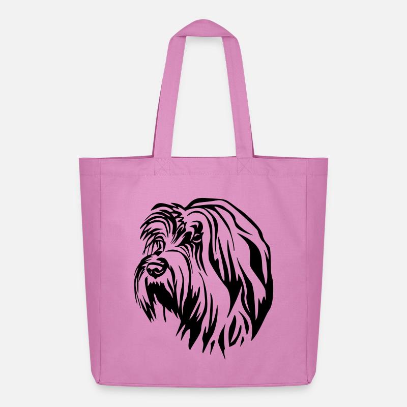 Gos d'Atura Catala Kopf - Midweight recycelter Stoffbeutel von Stanley/Stella - Pink