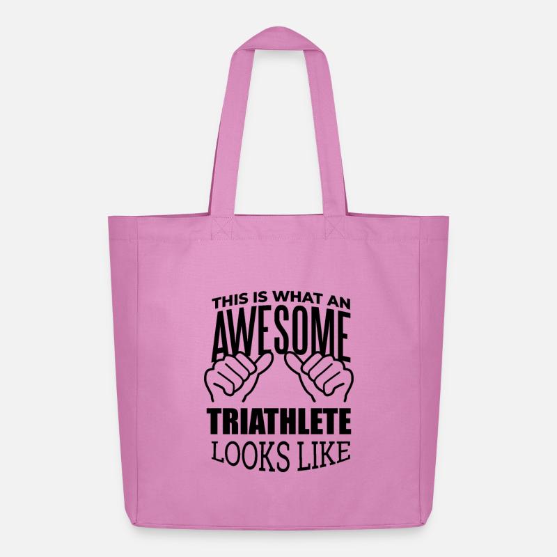 Triathlon - Midweight recycelter Stoffbeutel von Stanley/Stella - Pink
