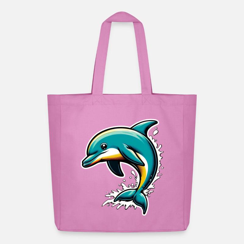 Delfin - Midweight recycelter Stoffbeutel von Stanley/Stella - Pink