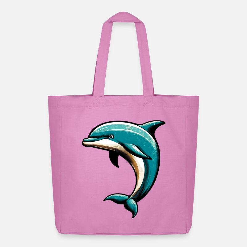 Delfin - Midweight recycelter Stoffbeutel von Stanley/Stella - Pink