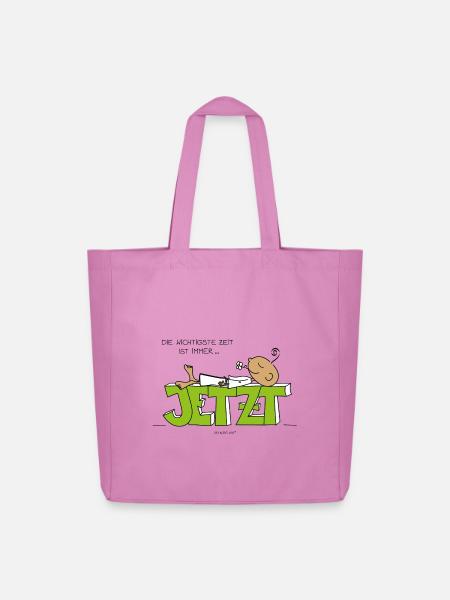 Jetzt - Midweight recycelter Stoffbeutel von Stanley/Stella - Pink