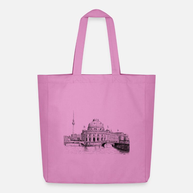 Berlin - Midweight recycelter Stoffbeutel von Stanley/Stella - Pink