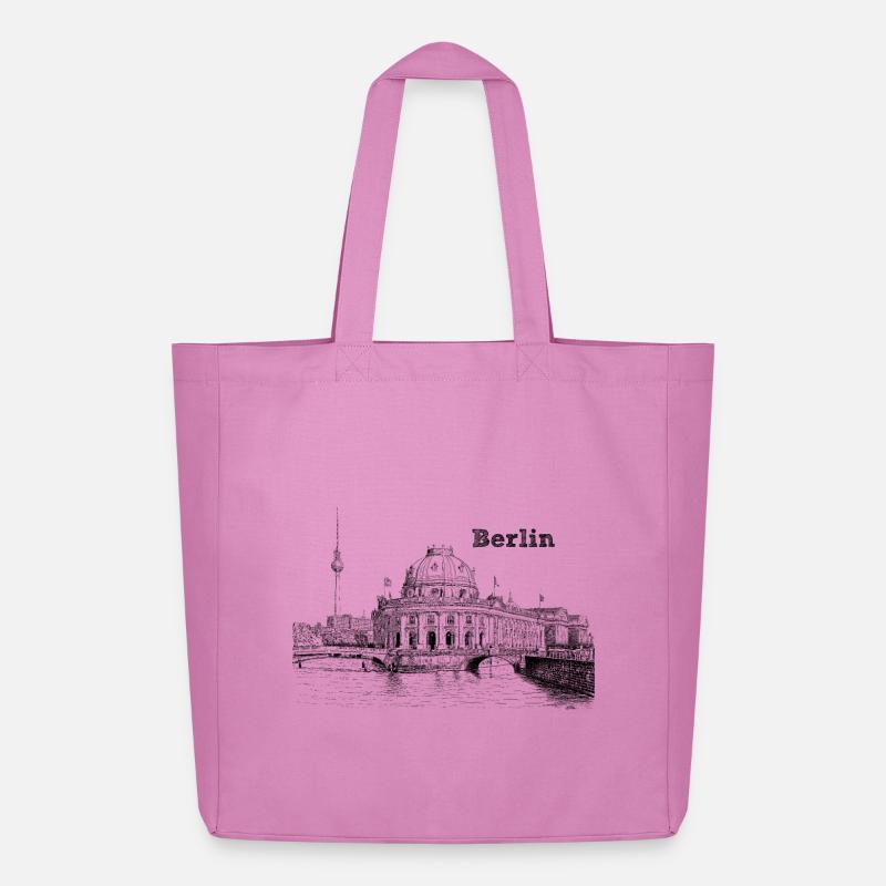 Berlin - Midweight recycelter Stoffbeutel von Stanley/Stella - Pink
