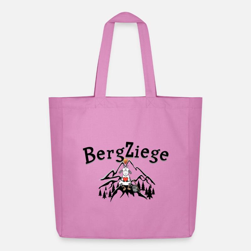 Wander Bergziege - Midweight recycelter Stoffbeutel von Stanley/Stella - Pink
