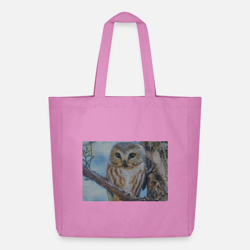 Abendwald Eulenblick - Midweight Recycled Tote Bag by Stanley/Stella - pink