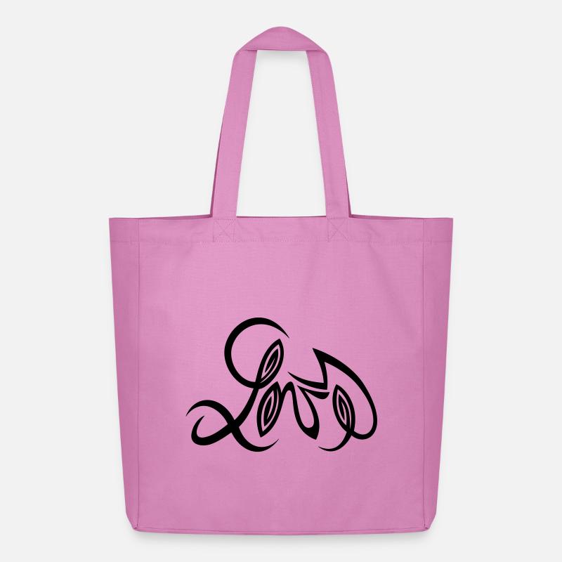 Love Design von Cean - Midweight recycelter Stoffbeutel von Stanley/Stella - Pink