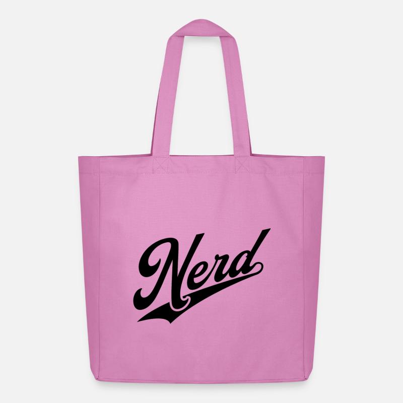 NERDY forever - NERD retro schwarz - Midweight recycelter Stoffbeutel von Stanley/Stella - Pink