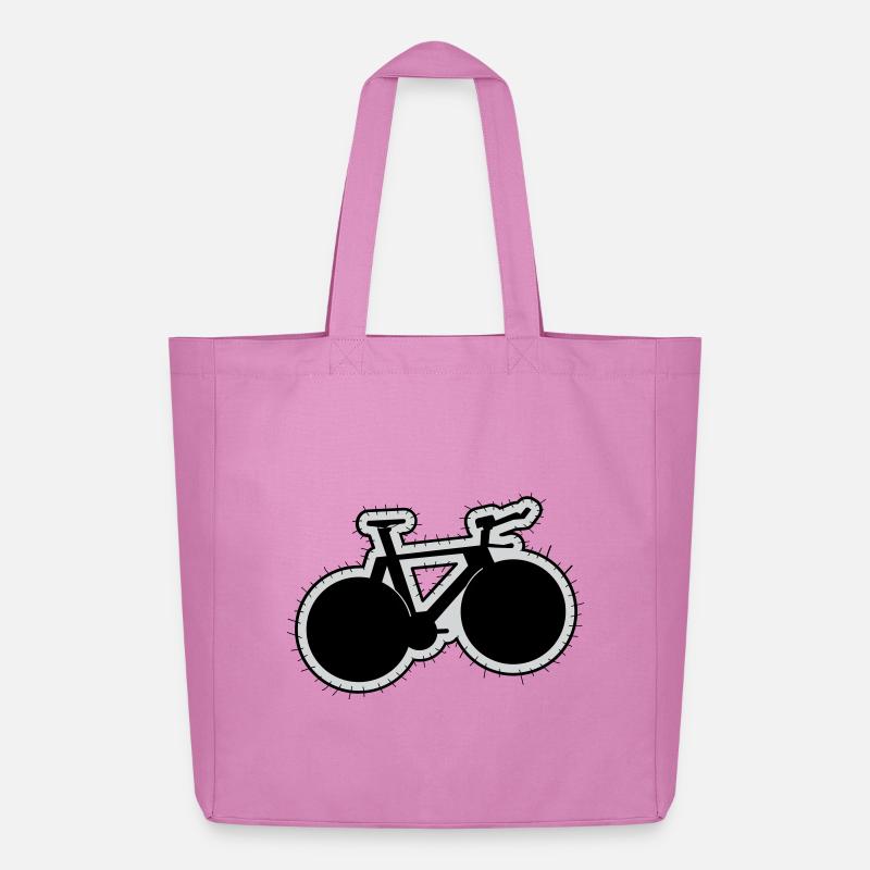 TRACK BIKE Patch - Midweight recycelter Stoffbeutel von Stanley/Stella - Pink