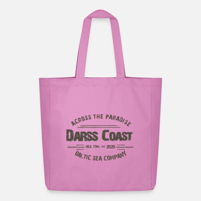 Darss Coast - Dein Statement für den Darß - Midweight recycelter Stoffbeutel von Stanley/Stella - Pink