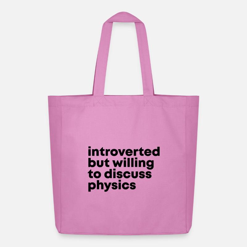 Physics - Midweight Recycled Tote Bag by Stanley/Stella - pink