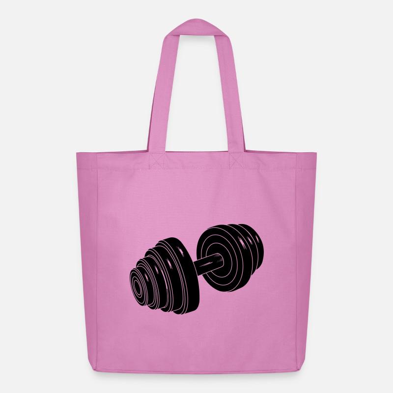 Dumbel Gym Gewicht - Midweight recycelter Stoffbeutel von Stanley/Stella - Pink