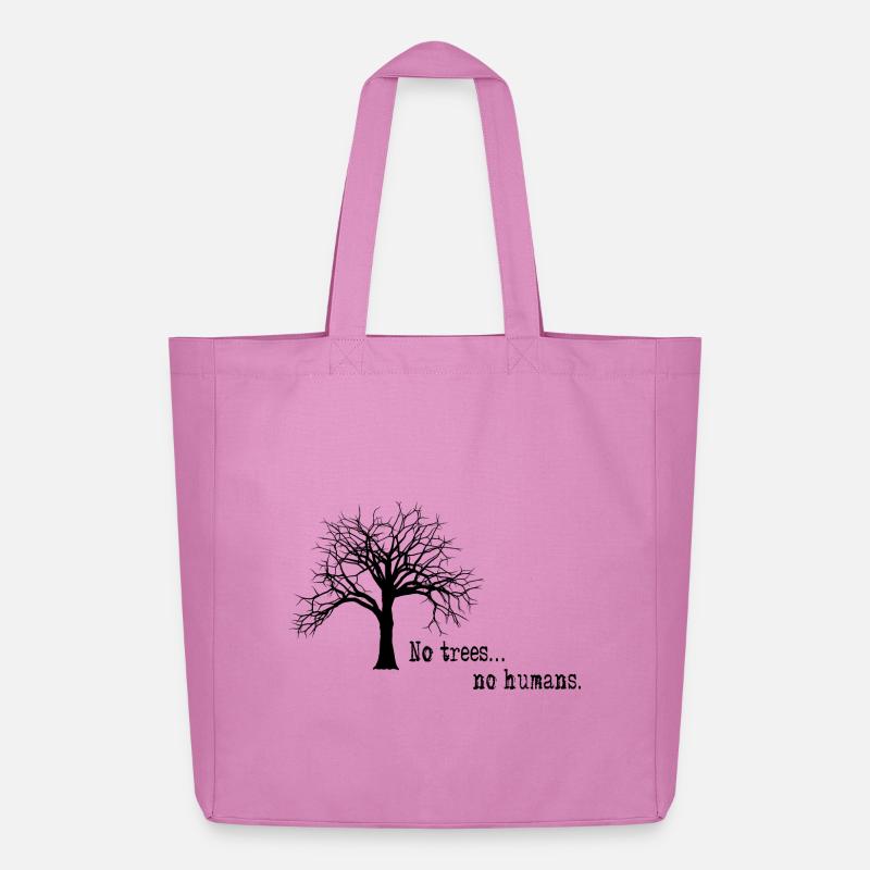 No trees... no humans. - Midweight recycelter Stoffbeutel von Stanley/Stella - Pink