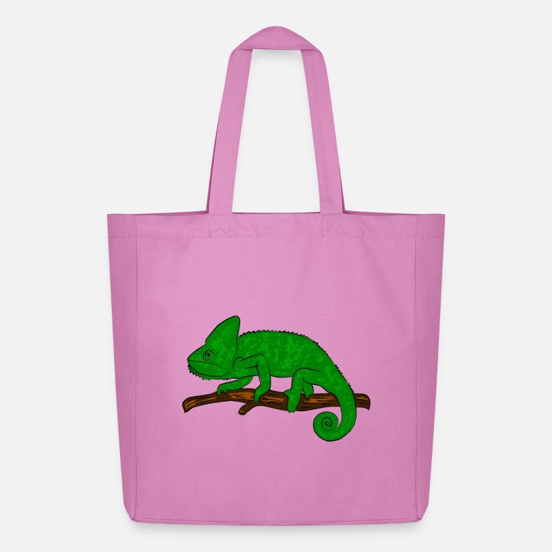 Chamäleon Exotisch - Midweight recycelter Stoffbeutel von Stanley/Stella - Pink