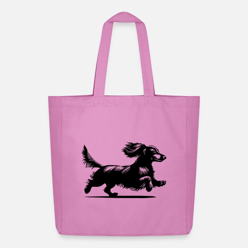 Dackel - Midweight recycelter Stoffbeutel von Stanley/Stella - Pink