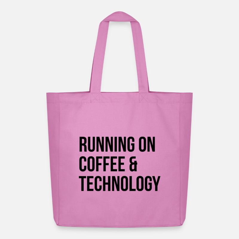 Technology - Midweight Recycled Tote Bag by Stanley/Stella - pink