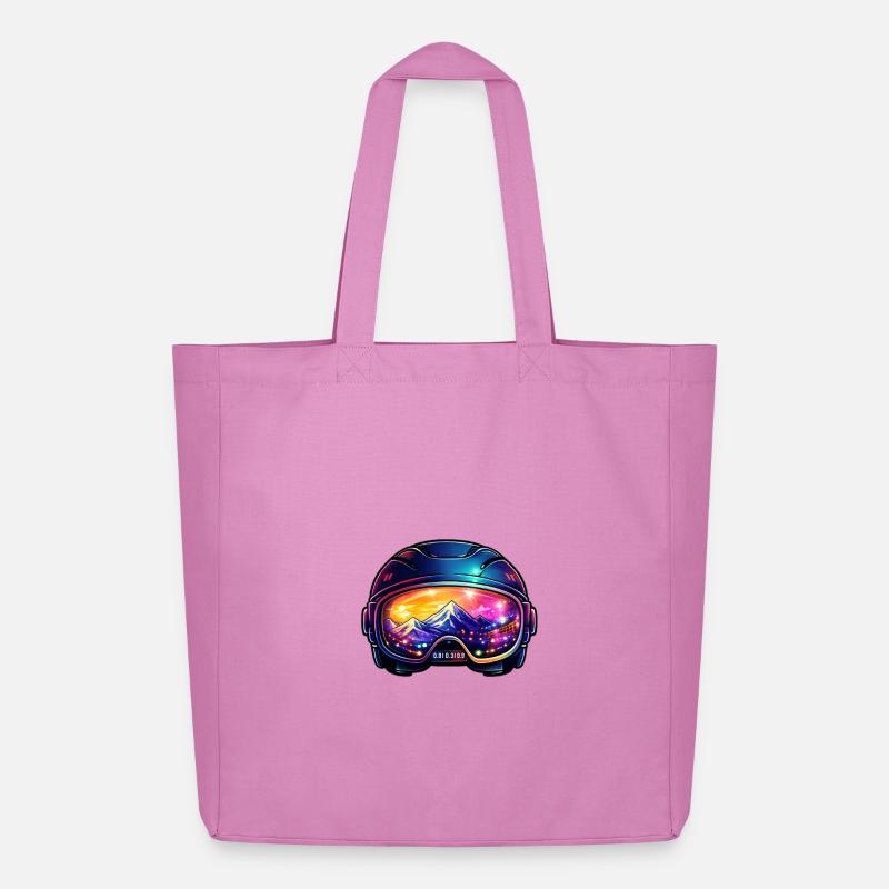Farbiger Helm - Midweight recycelter Stoffbeutel von Stanley/Stella - Pink