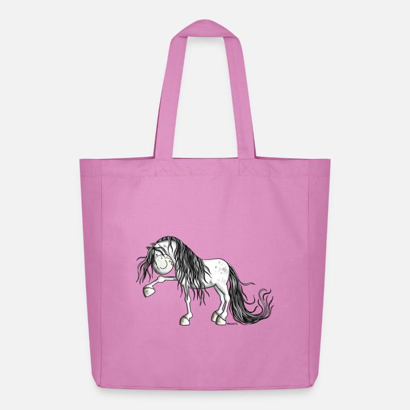 Lustiger Andalusier - Midweight recycelter Stoffbeutel von Stanley/Stella - Pink