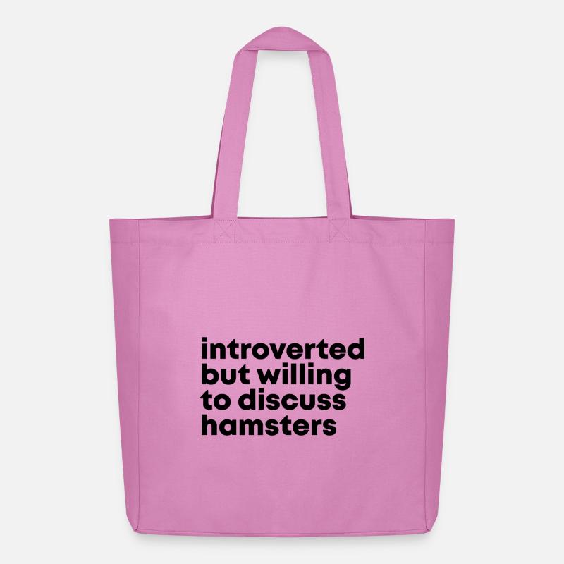 Hamster - Midweight recycelter Stoffbeutel von Stanley/Stella - Pink