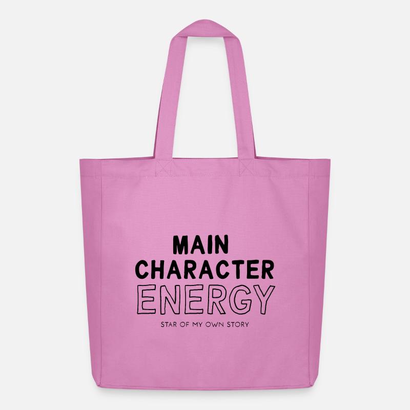 Main Character Energy - Midweight recycelter Stoffbeutel von Stanley/Stella - Pink