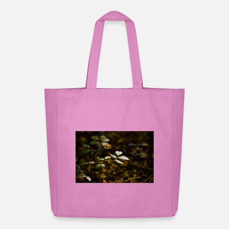 fabiolous world Waldruhe - Midweight recycelter Stoffbeutel von Stanley/Stella - Pink