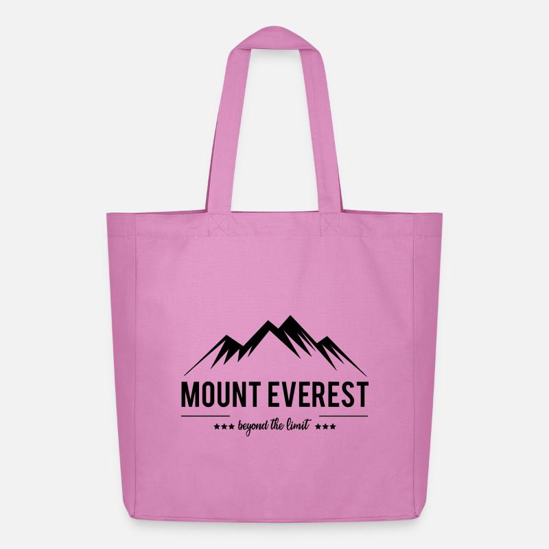 Mount Everest jenseits der Grenze - Midweight recycelter Stoffbeutel von Stanley/Stella - Pink