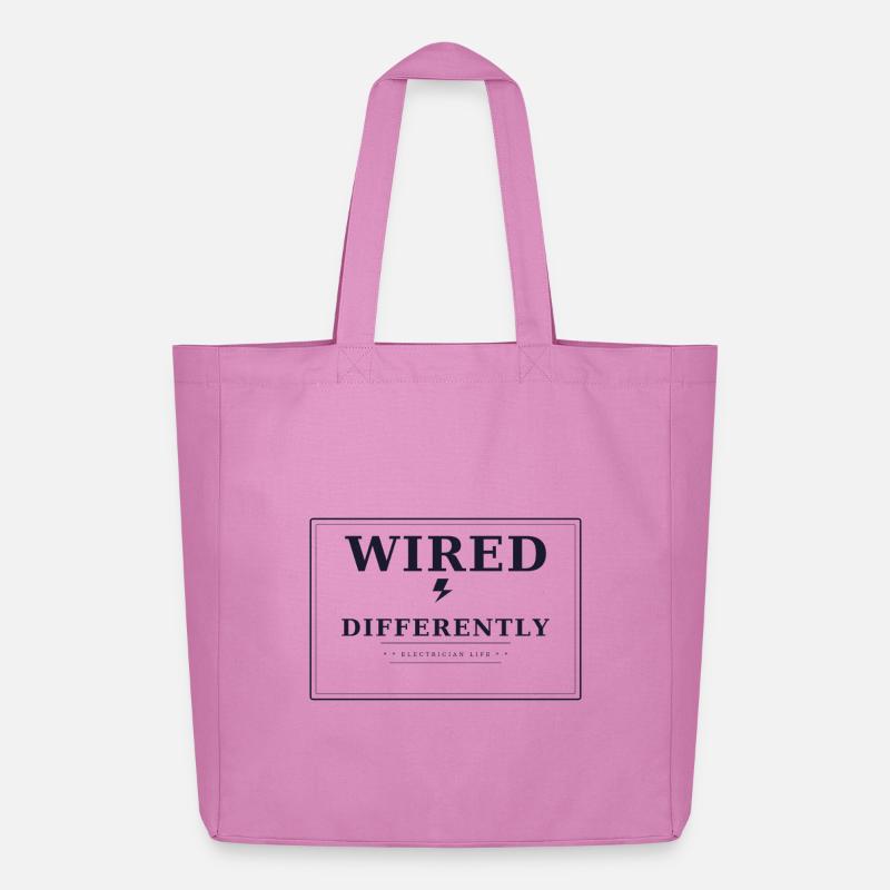 Wired differently - Midweight recycelter Stoffbeutel von Stanley/Stella - Pink