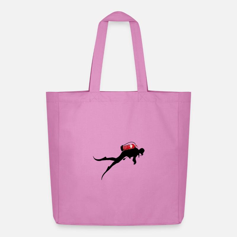 taucher - Midweight recycelter Stoffbeutel von Stanley/Stella - Pink