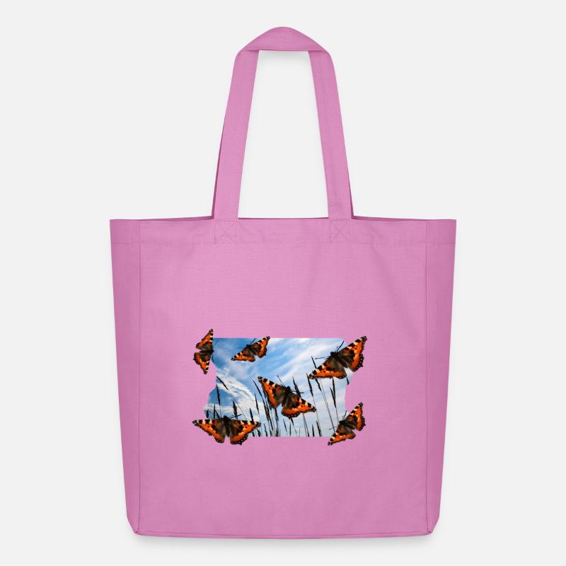 SCHMETTERLING - Midweight recycelter Stoffbeutel von Stanley/Stella - Pink