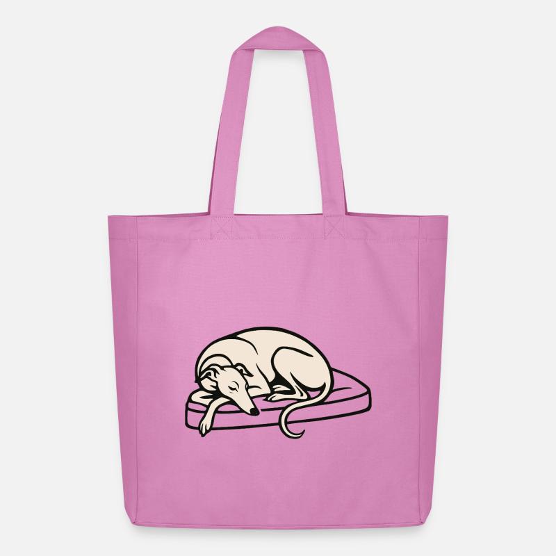 Galgo sleeping - Midweight recycelter Stoffbeutel von Stanley/Stella - Pink