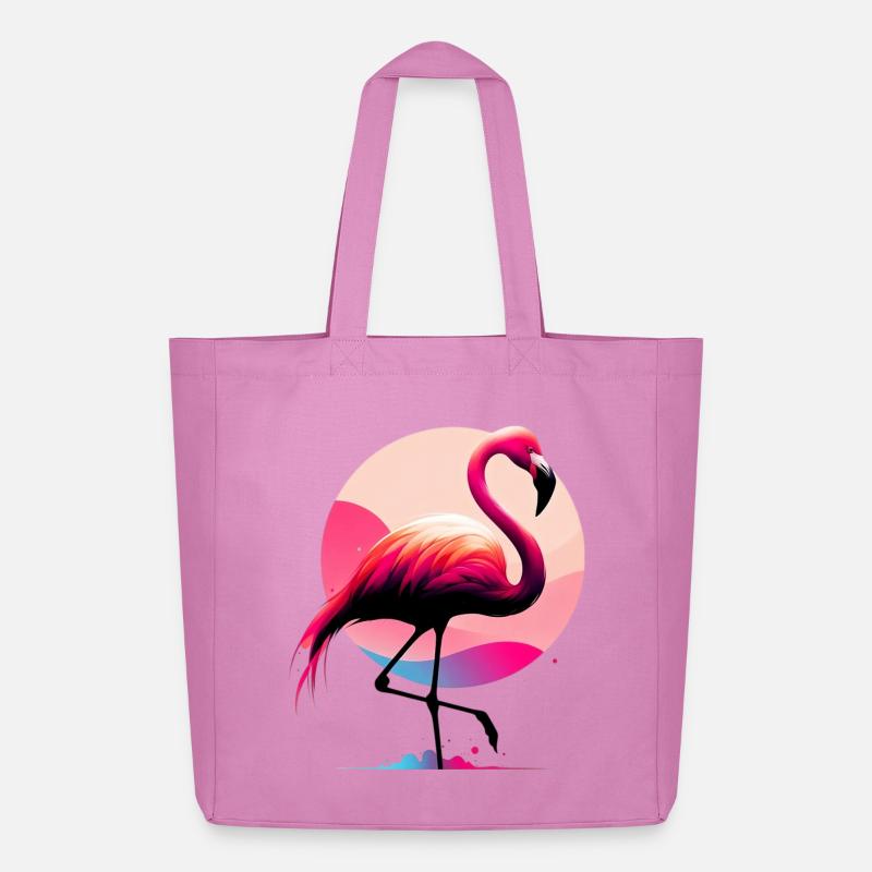 Flamingo - Midweight recycelter Stoffbeutel von Stanley/Stella - Pink