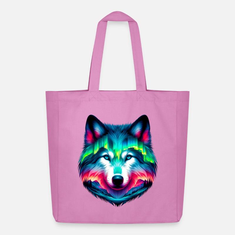 Wolf - Midweight recycelter Stoffbeutel von Stanley/Stella - Pink