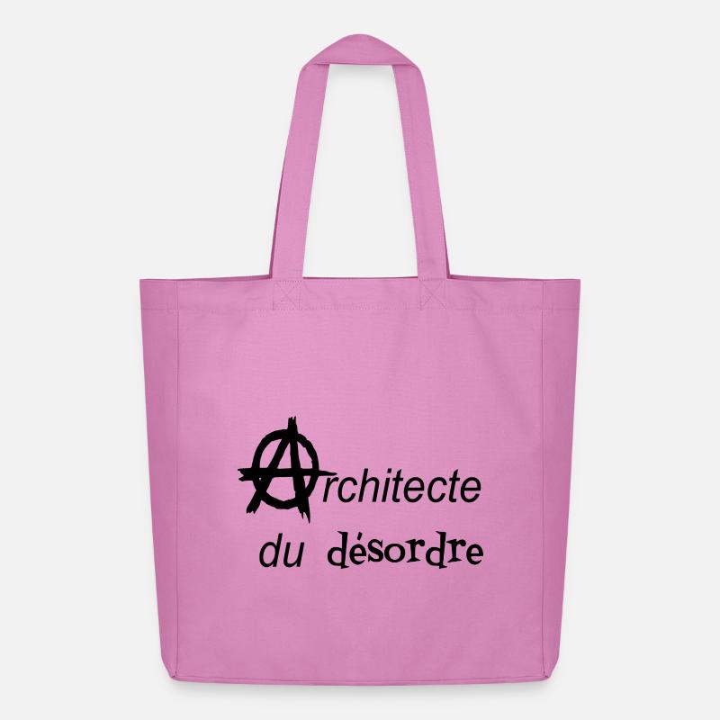 T-Shirt Anarchyarchitekt der Durcheinander-Taschentasche - Midweight recycelter Stoffbeutel von Stanley/Stella - Pink