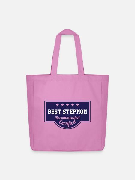 Beste Schwiegermutter der Welt - Midweight recycelter Stoffbeutel von Stanley/Stella - Pink