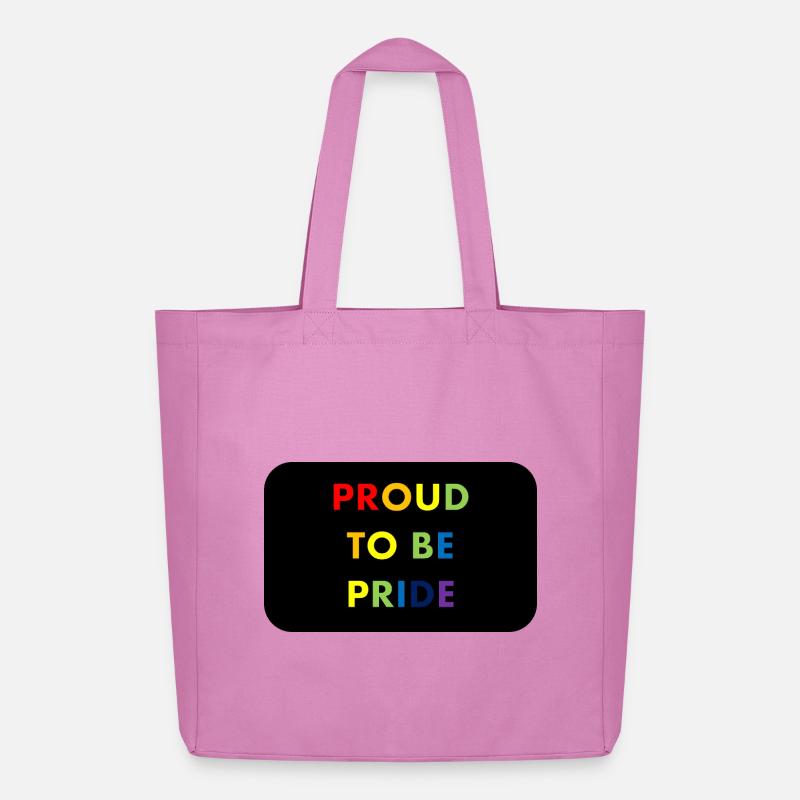 Proud to Be Pride Regenbogen - Midweight recycelter Stoffbeutel von Stanley/Stella - Pink
