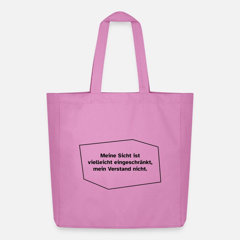 Sicht eingeschränkt, Verstand nicht. - Midweight recycelter Stoffbeutel von Stanley/Stella - Pink