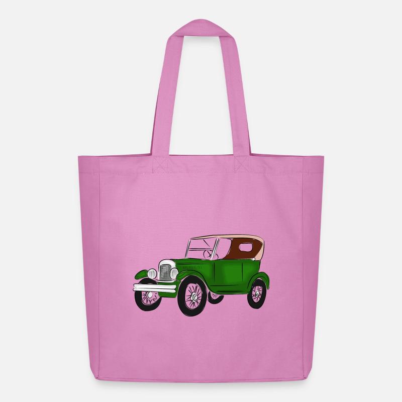 Oldtimerfarbenfroh, - Midweight recycelter Stoffbeutel von Stanley/Stella - Pink