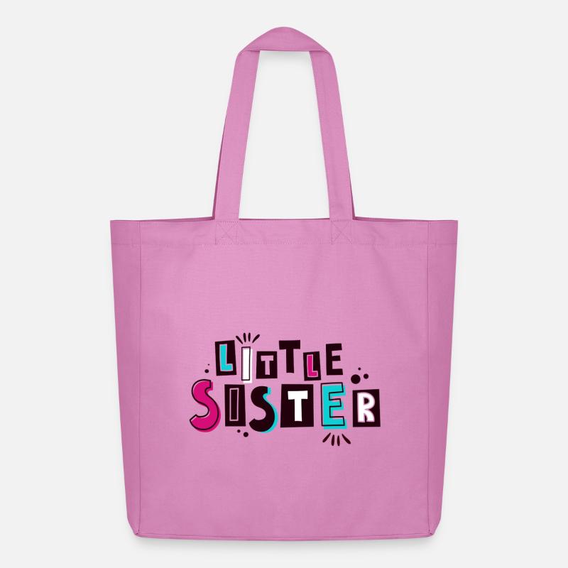 Kleine Schwester - Midweight recycelter Stoffbeutel von Stanley/Stella - Pink