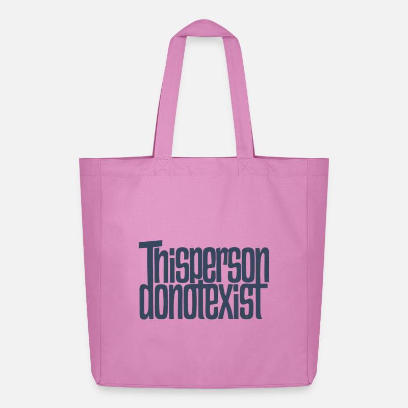 ThisPersonNichtExistExist. - Midweight recycelter Stoffbeutel von Stanley/Stella - Pink