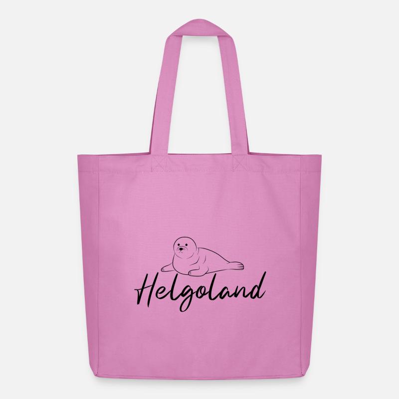 Helgoland Robbe - Midweight recycelter Stoffbeutel von Stanley/Stella - Pink