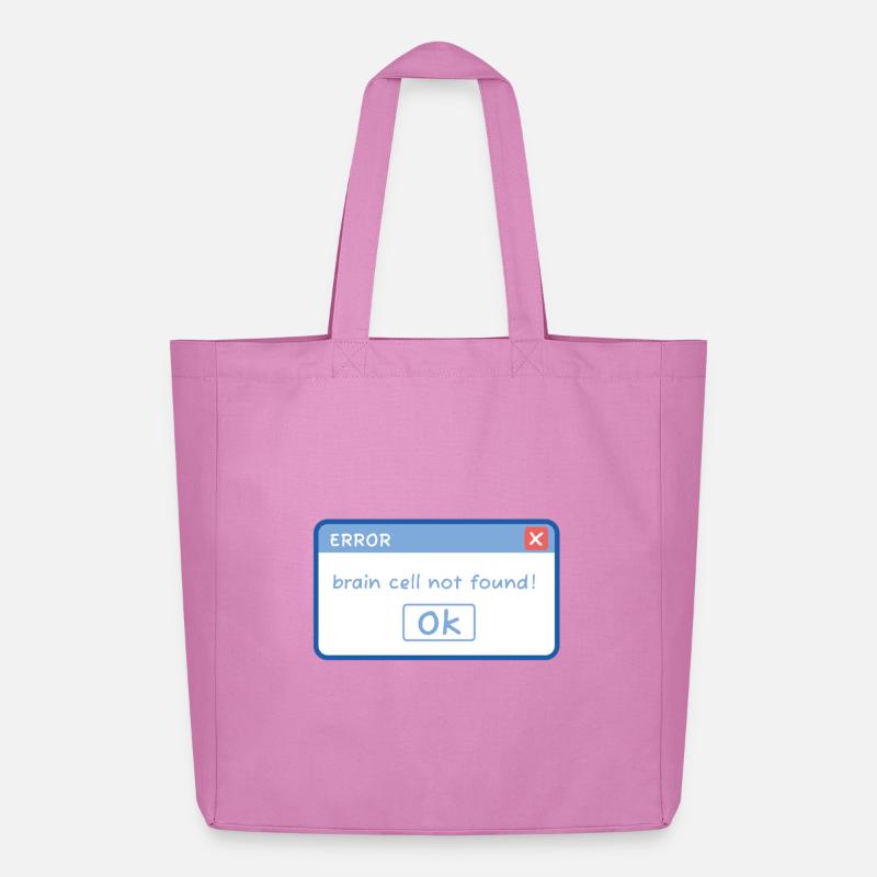 funny E-mail design, meme, idiot, computer humor - Midweight recycelter Stoffbeutel von Stanley/Stella - Pink
