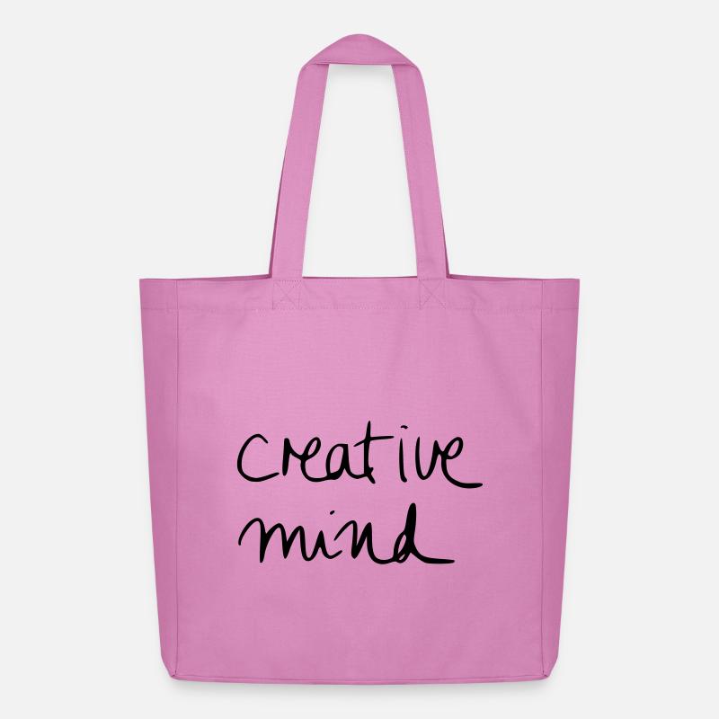 creative mind - Midweight Recycled Tote Bag by Stanley/Stella - pink