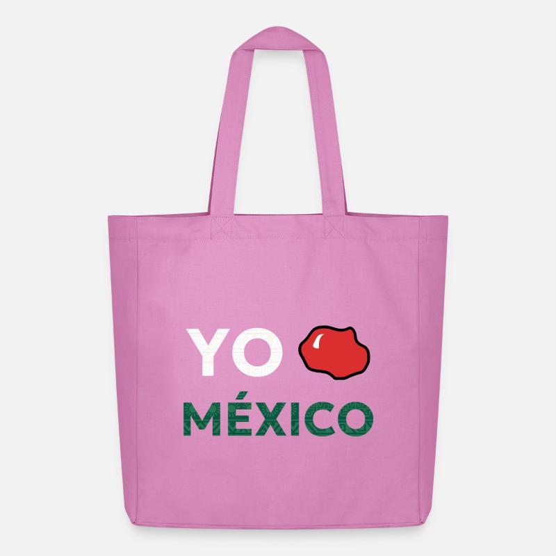 YO AMO MEXIKO - Midweight recycelter Stoffbeutel von Stanley/Stella - Pink
