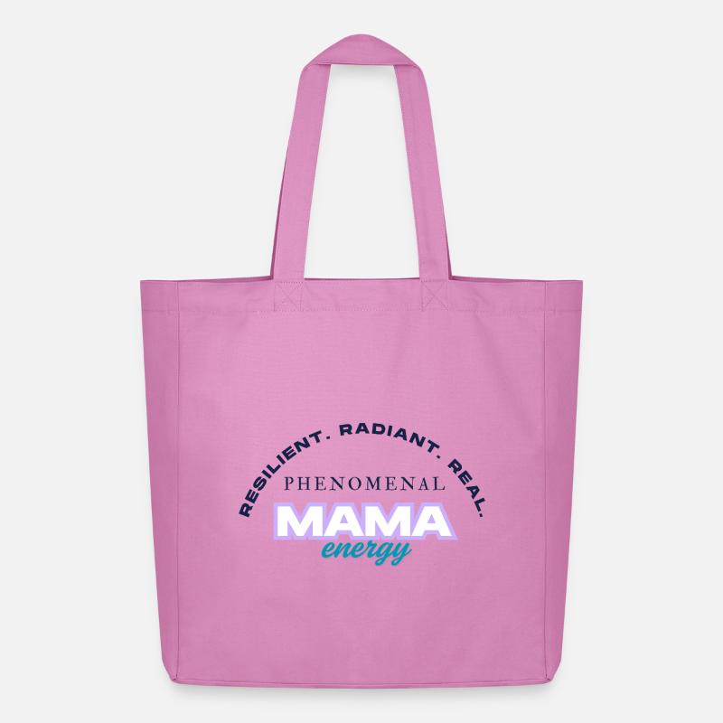 Phänomenale Mama-Energie - Midweight recycelter Stoffbeutel von Stanley/Stella - Pink